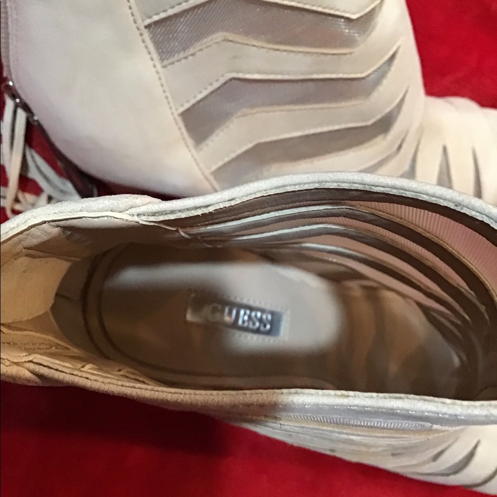 Guess Open Toe Shoe Style Boots With Zipper - image 5